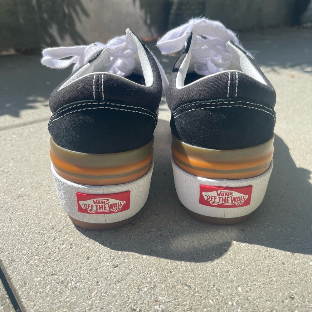 Vans Old Skool Platform Stacked Sneaker Size 7.5 - Picture 2 of 5